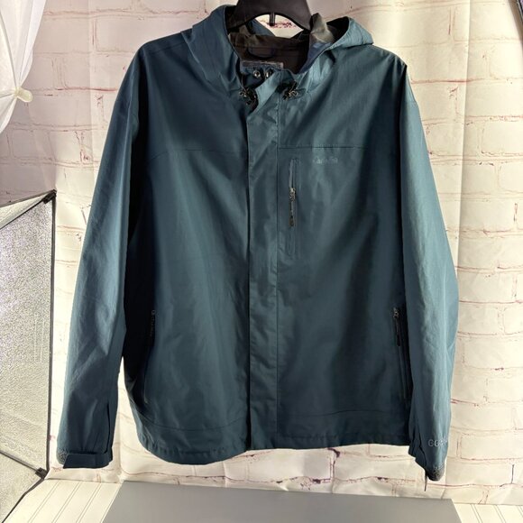 Cabela's Goretex Waterproof / Windproof Rain Hooded Full Zip Jacket 3XL - Picture 1 of 8